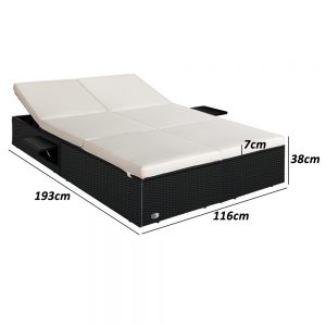Double Sun Lounger Day Bed
