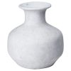 Darcy Squat Stone Vase