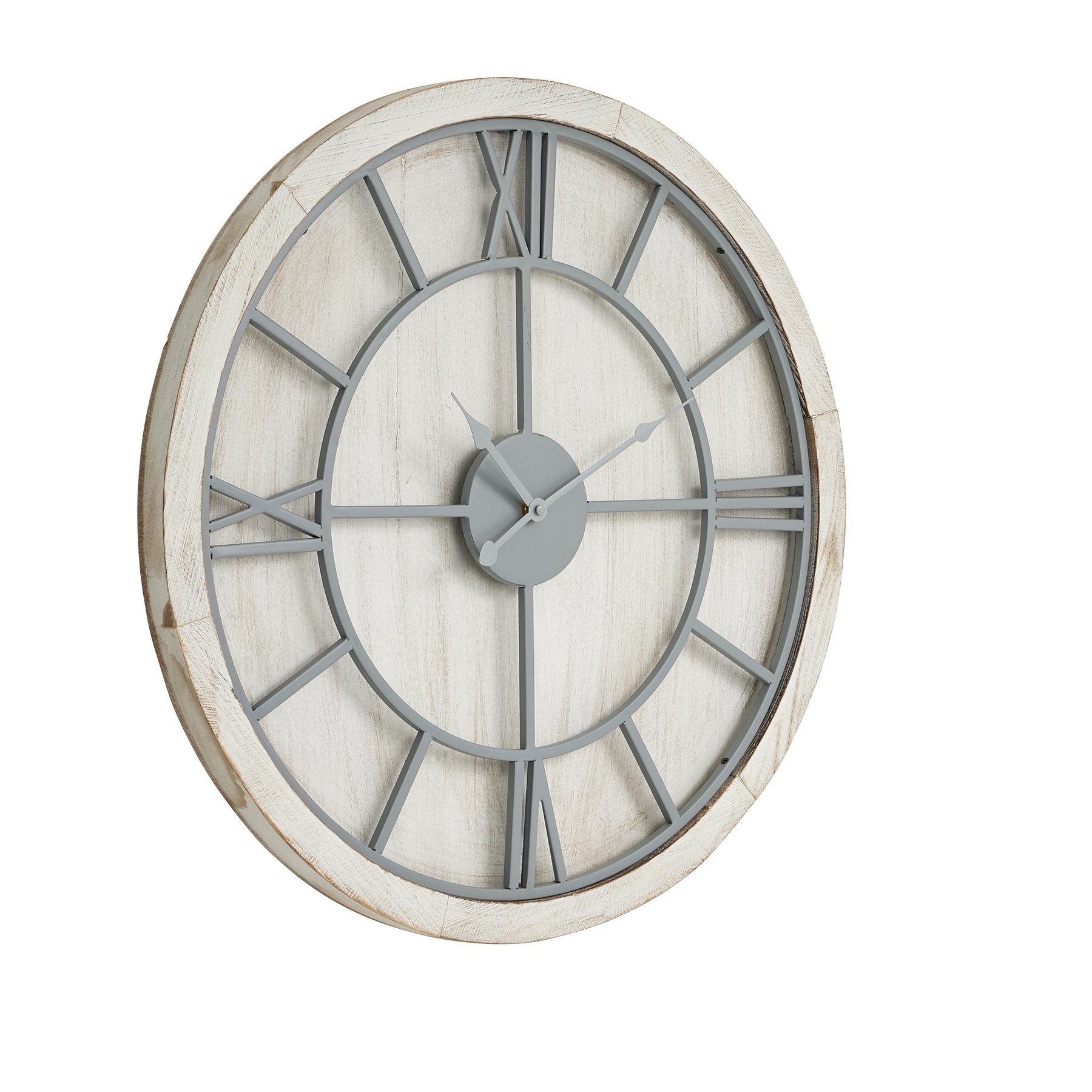 21649 Williston White Wall Clock