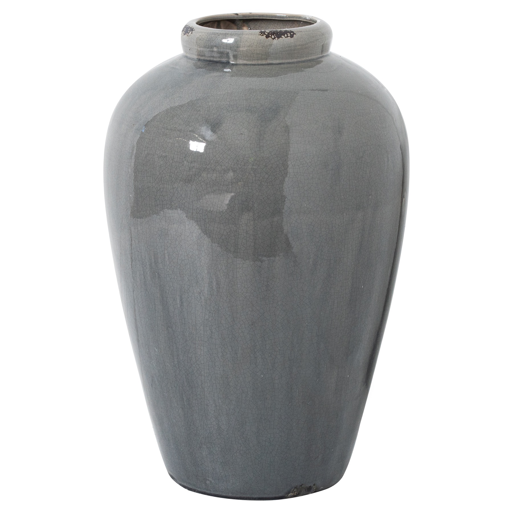 Garda Grey Glazed Tall Juniper Vase Garda Grey Glazed Tall Juniper Vase