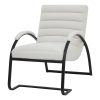 Cream Bouclé Accent Armchair